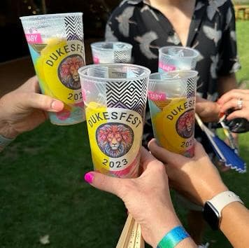 brandedcup production line showing reusable cups being printed