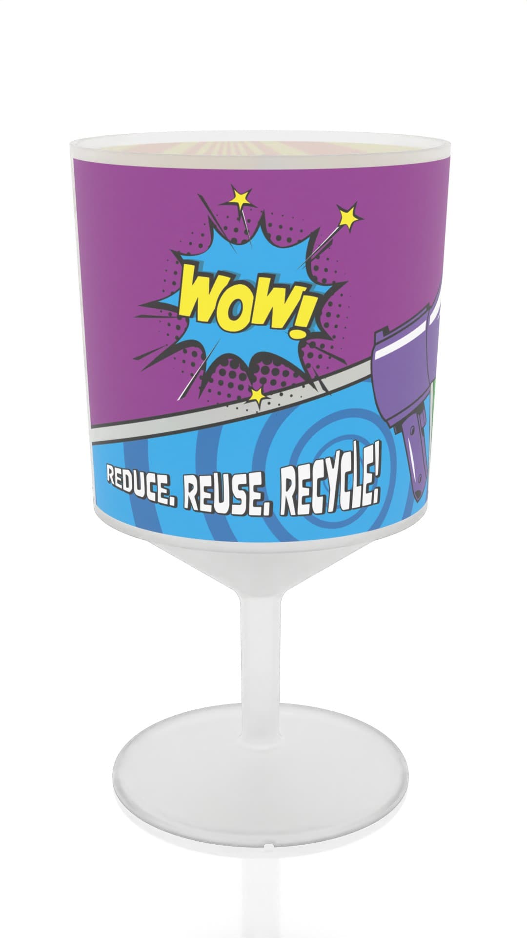 ECO350 – Stackable Wine Cup FULL COLOUR