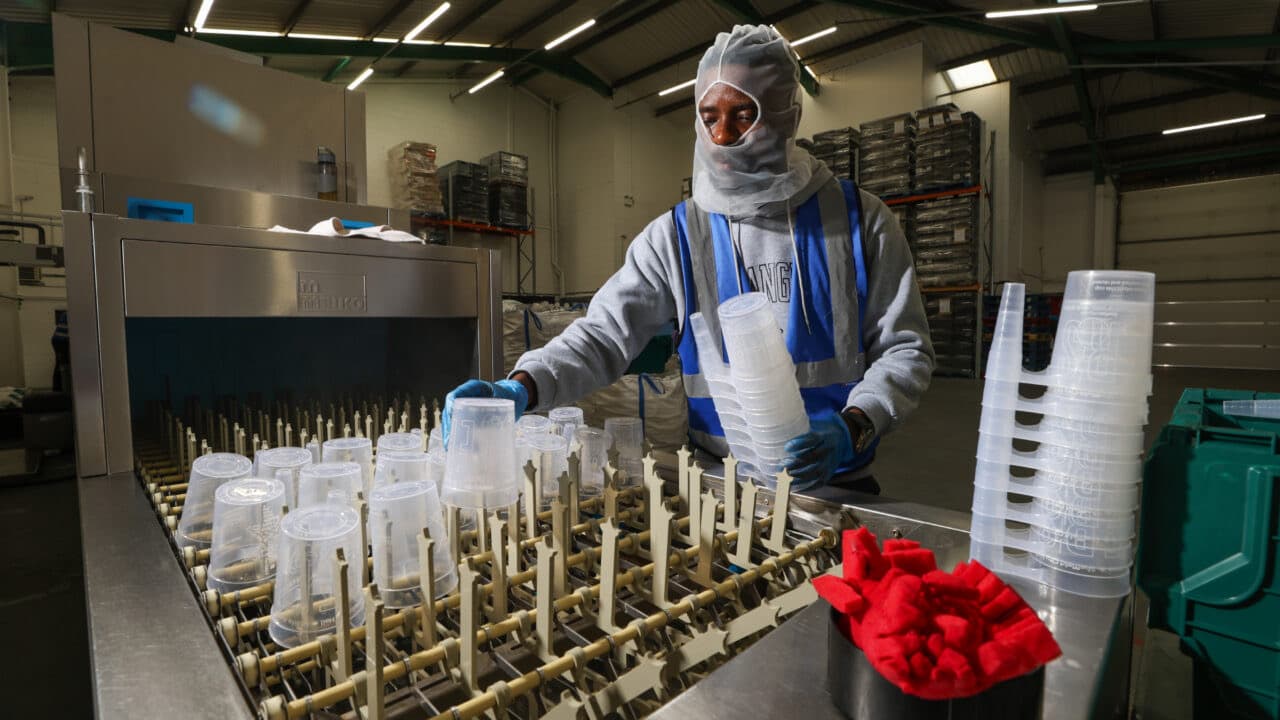 Professional Cup Washing